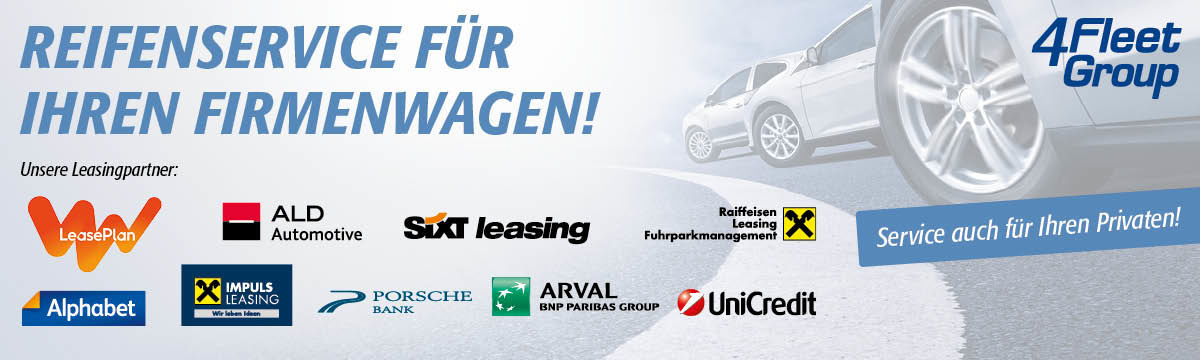4Fleet - Reifenservice für Ihren Firmenwagen 4Fleet - Reifenservice für Ihren Firmenwagen